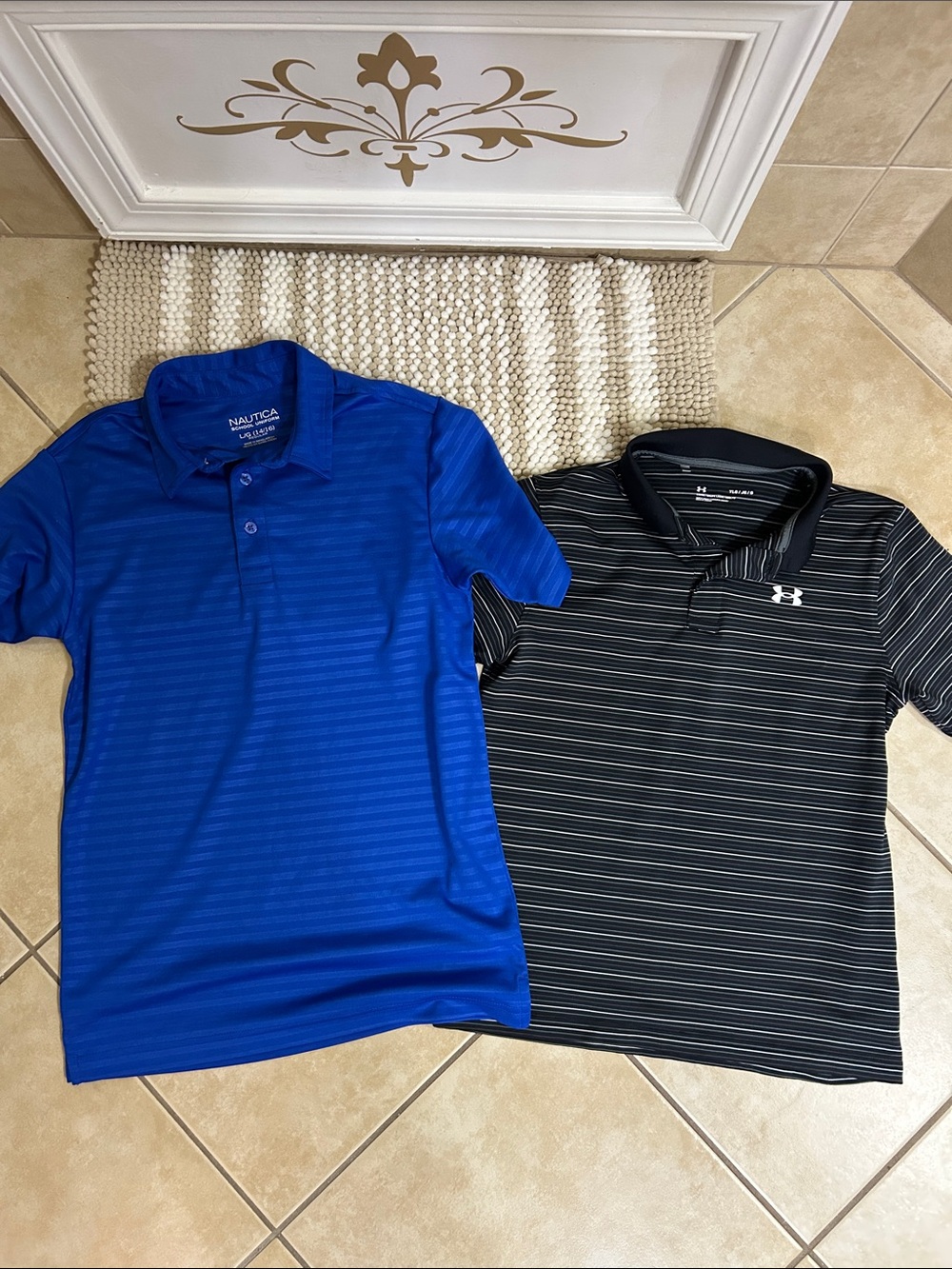 Nautica Bright Blue Short-Sleeve Polo Shirt